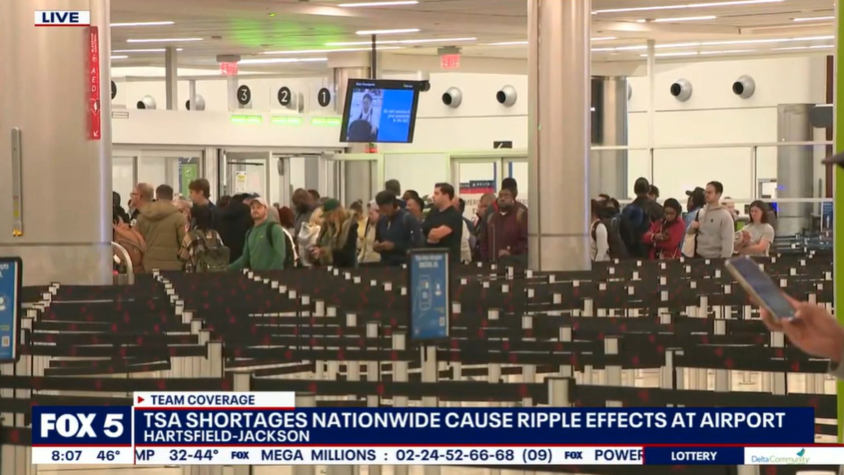 애틀랜타 공항, 셧다운 여파로 항공편 지연·결항 속출 - Newswave25 | 뉴스웨이브25 신문사