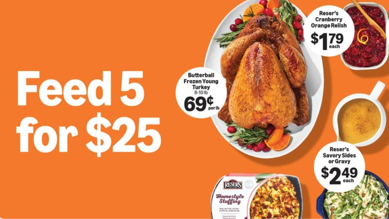 아마존, 5인용 추수감사절 만찬 단 25달러에 제공 - Newswave25 | 뉴스웨이브25 신문사